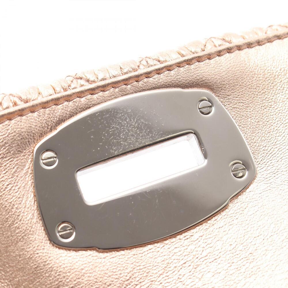 Miu Miu Nappa Crystal Matelasse Leather Shoulder Bag Cream Tan - Picture 5 of 10
